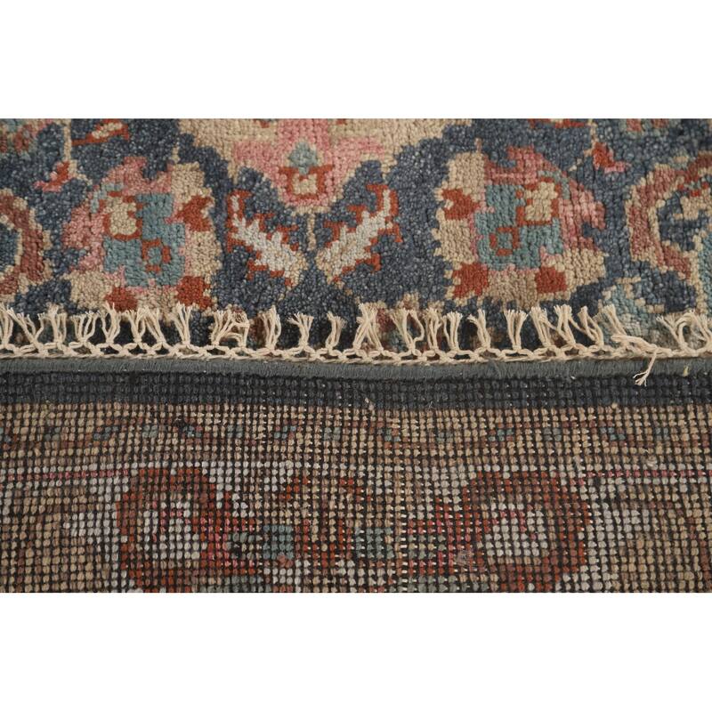 Heriz-Serapi Octagon Rug Hand-Knotted Wool Carpet - 6'0" x 5'11"