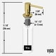 preview thumbnail 27 of 26, VIGO 10 oz. 1.5" W Bolton Kitchen Soap Dispenser