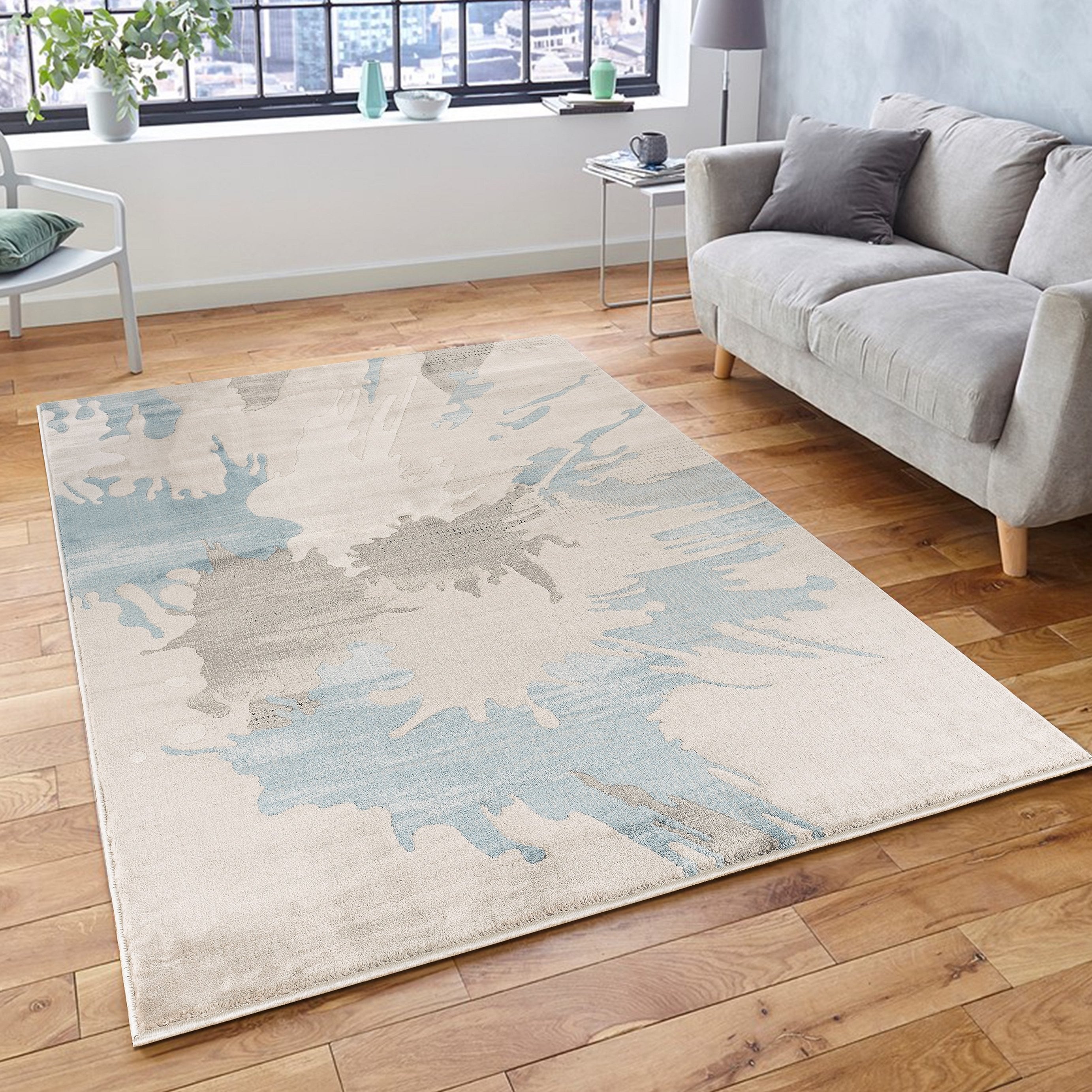 MDA Rugs Impression Collection Fume/Dark Beige Area Rug
