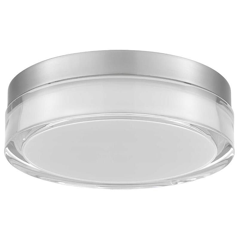9-inch Black Inegrated LED Flush Mount
