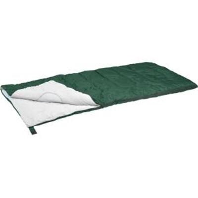 Stansport Redwood Rectangular Sleeping Bag, Dark Green, 30" X 75"