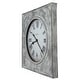 preview thumbnail 3 of 1, Howard Miller Bathazaar Industrial Chic, Transitional, Distressed, and Modern Gallery Wall Clock, Reloj De Pared