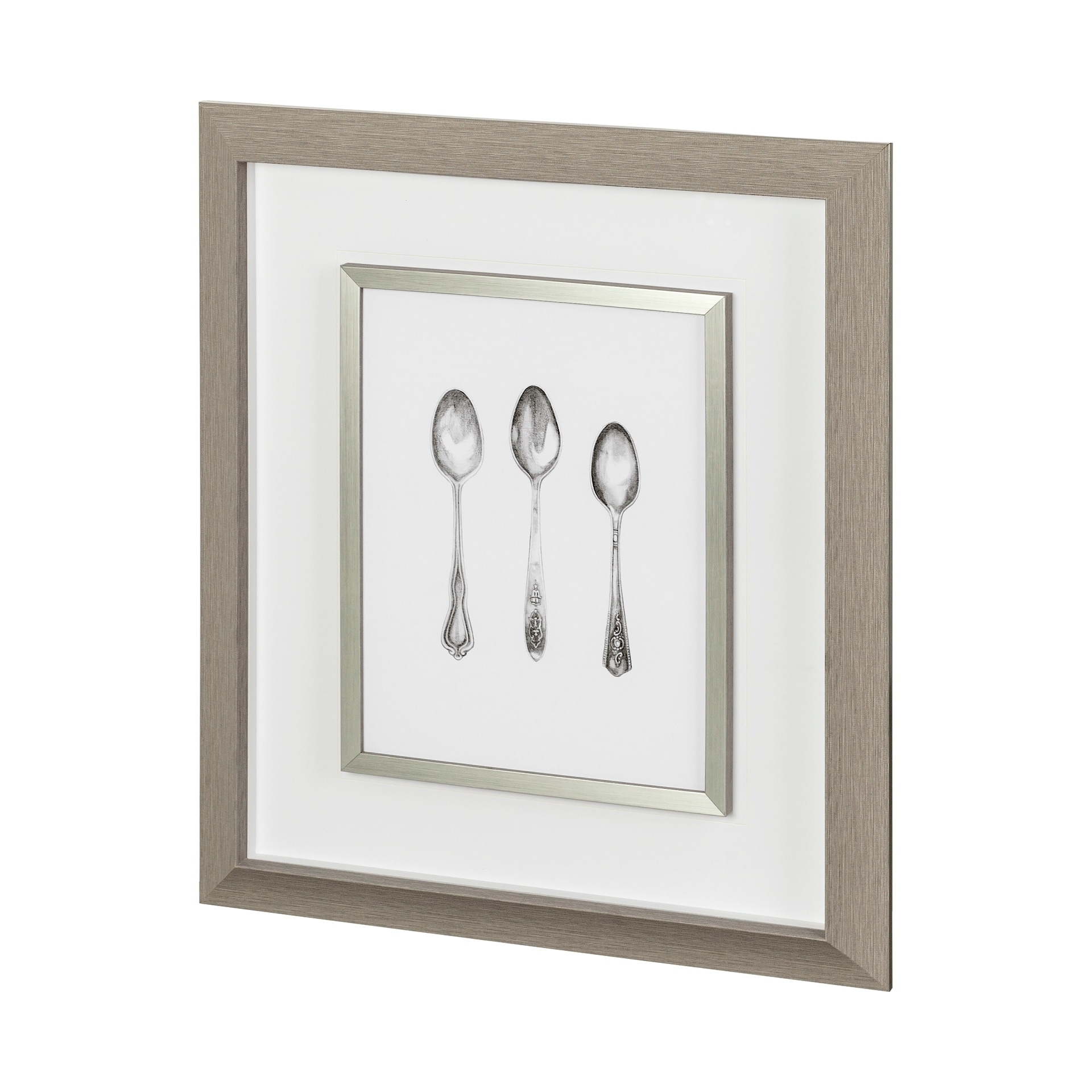 Spoons by Marie a Framed Art Print Matted under Glass