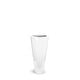 preview thumbnail 1 of 6, Lux Moderna Fiberglass Pot Cone White 28"H