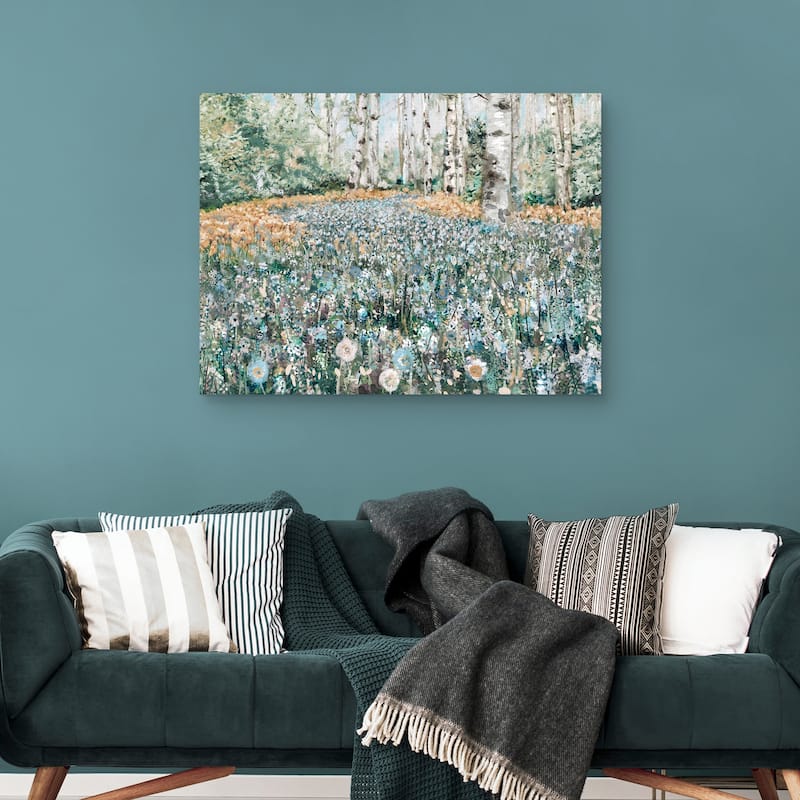 Forest Flowers by Studio Arts Canvas Art Print