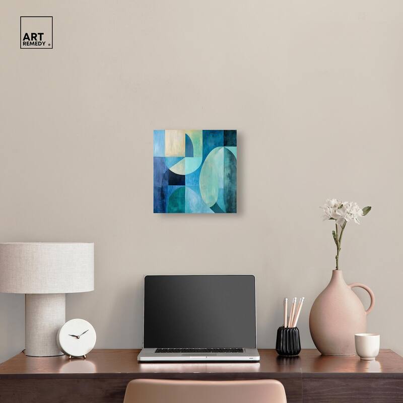 Color Blocks II Canvas by Art Remedy, Gallery Wrapped