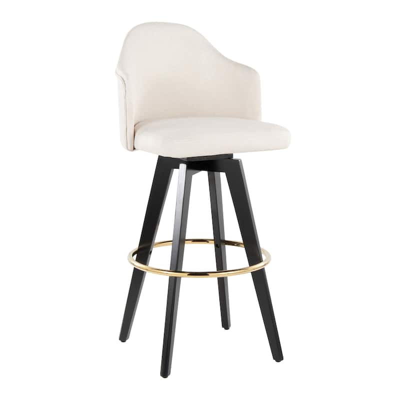 Ahoy Upholstered 30" Fixed-Height Barstool - Set of 2