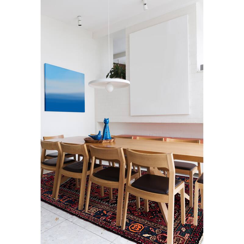 ECARPETGALLERY Hand-knotted Andelz Red Wool Rug - 4'4 x 7'0