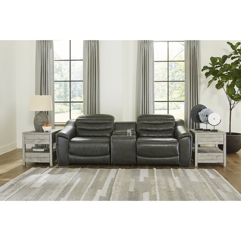 Signature Design by Ashley Center Line Power Reclining Sofa - 97"W x 40"D x 35"H
