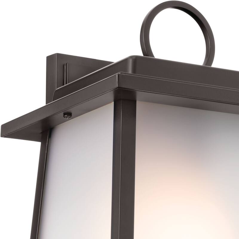Kichler 59106 Noward 12" Tall Outdoor Wall Sconce with Satin Etched