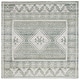 preview thumbnail 3 of 13, SAFAVIEH Handmade Marquee Gefion Boho Diamond Wool Rug 6' Square - Green/Sage - Square