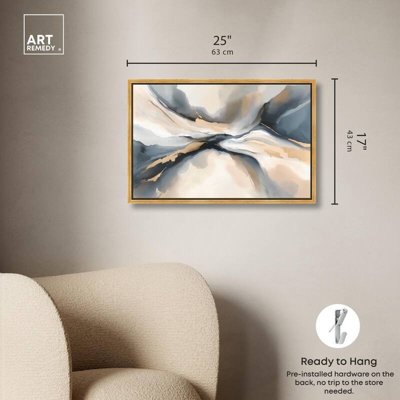 Dynamic Swirls I Canvas by Art Remedy