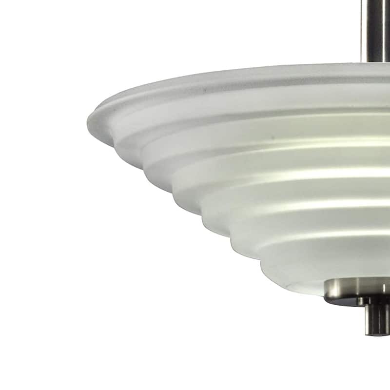 Solomon Crystal Semi Mount - Satin Nickel
