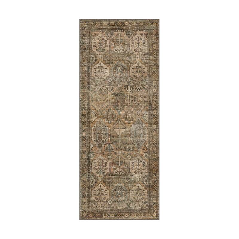 Mcow EverEase Collection Low Pile Machine Washable Non-Slip Area Rug