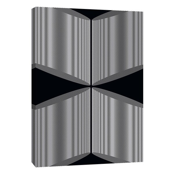 PTM Images 9-105842 PTM Canvas Collection 10" x 8" - "Linear Motion 7" Giclee Abstract Art Print on Canvas