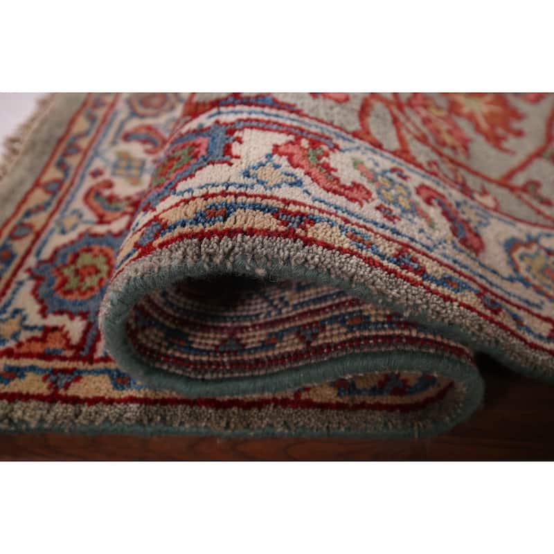 Oushak Indian Accent Rug Hand-Knotted Wool Carpet - 3'0"x 4'11"