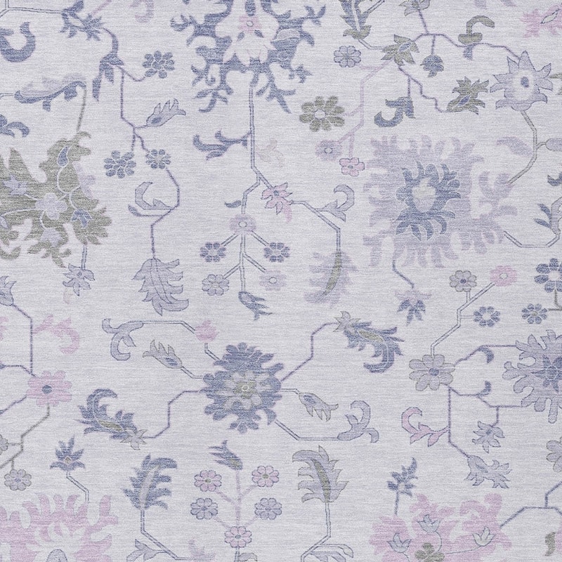 HomeRoots Floral Transitional Rectangle Outdoor Rug