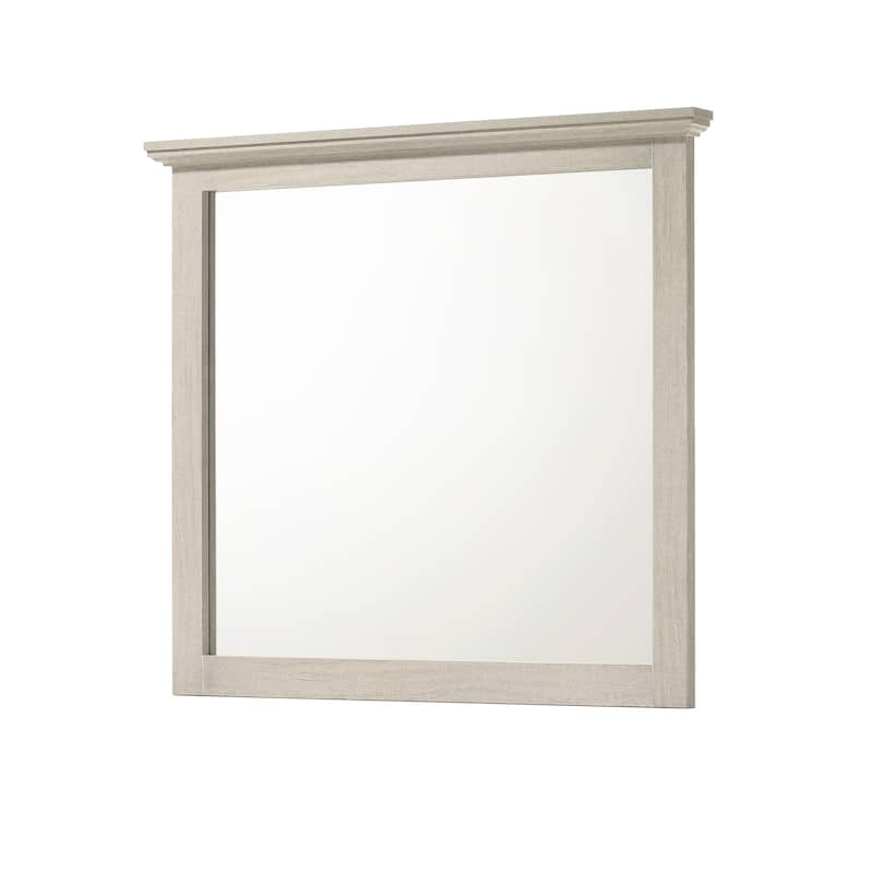 Vanni White Panel Bed