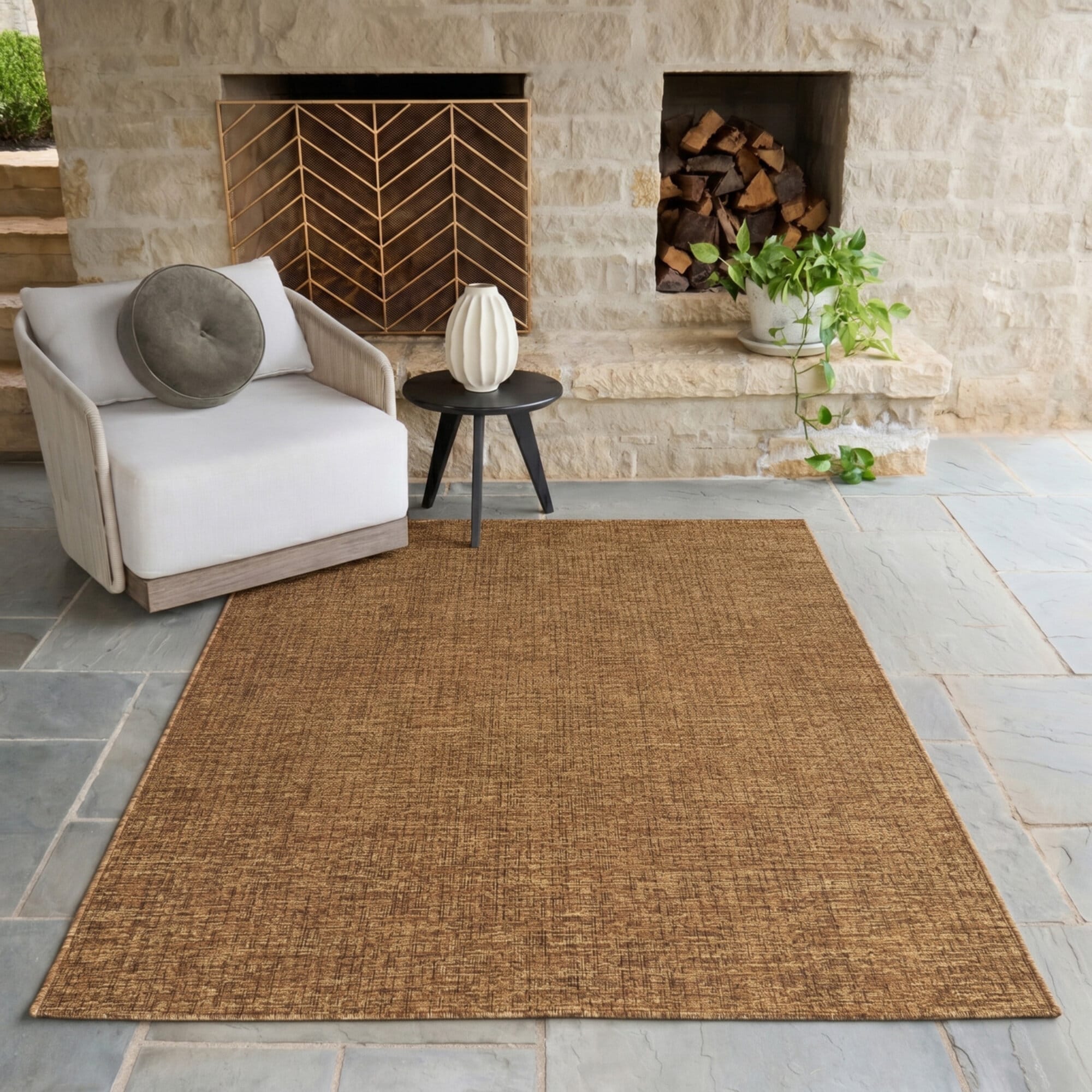 Romilly Abstract Modern Indoor/Outdoor Area Rug
