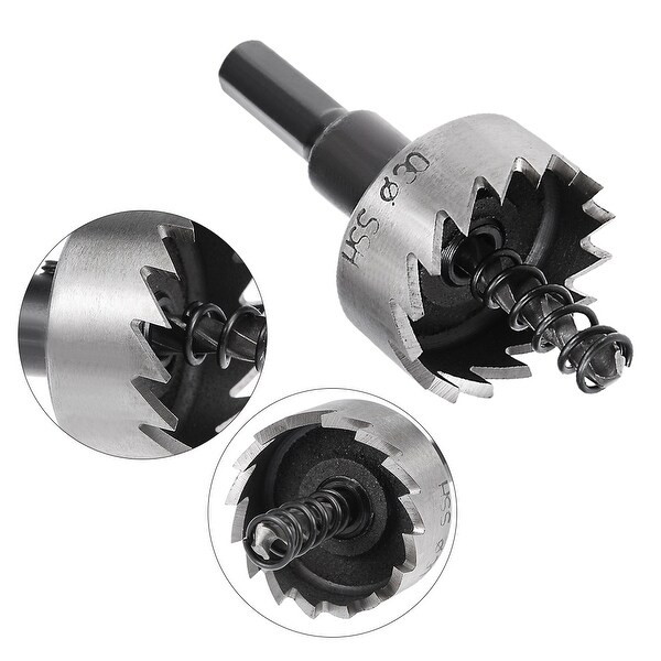 30mm HSS Drill Bit Hole Saw Cutter for 