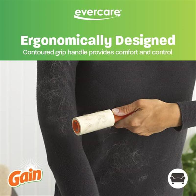Evercare Gain Scented All Purpose Travel Lint Rollers 30 Sheets