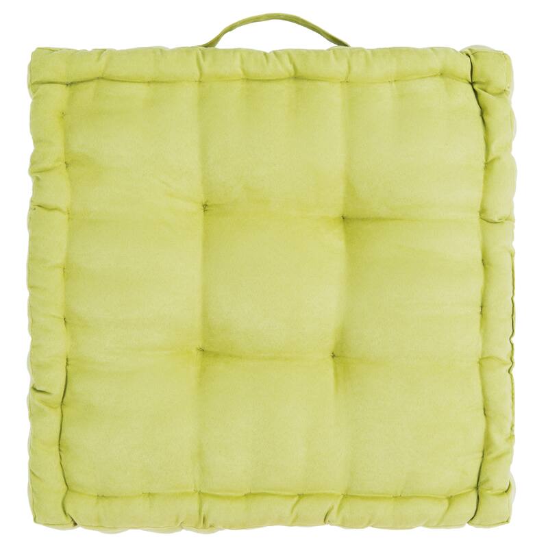 SAFAVIEH Isgard Tufted 18-inch Square Floor Pillow with Insert
