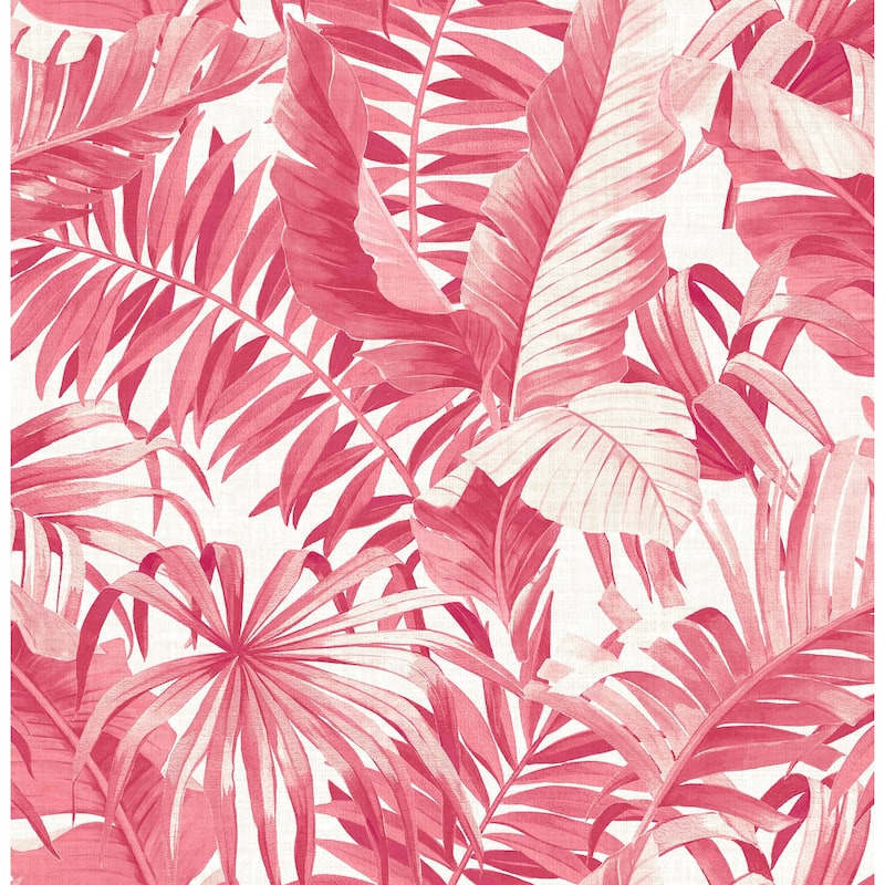 Lompoc, Alfresco Tropical Palm, 33 FT. L x 20.5In. W Wallpaper Roll