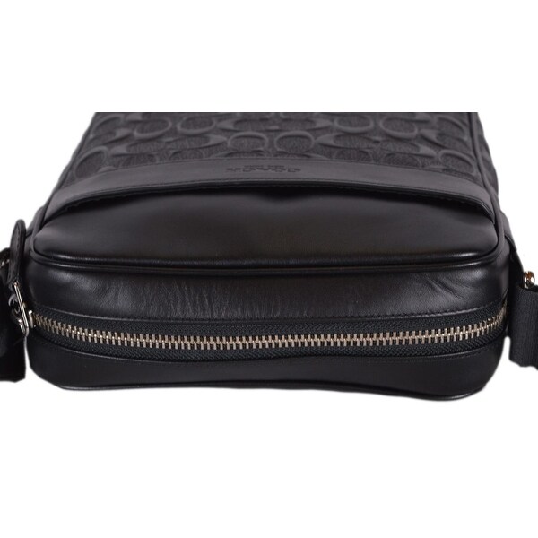 charles flight bag in signature leather