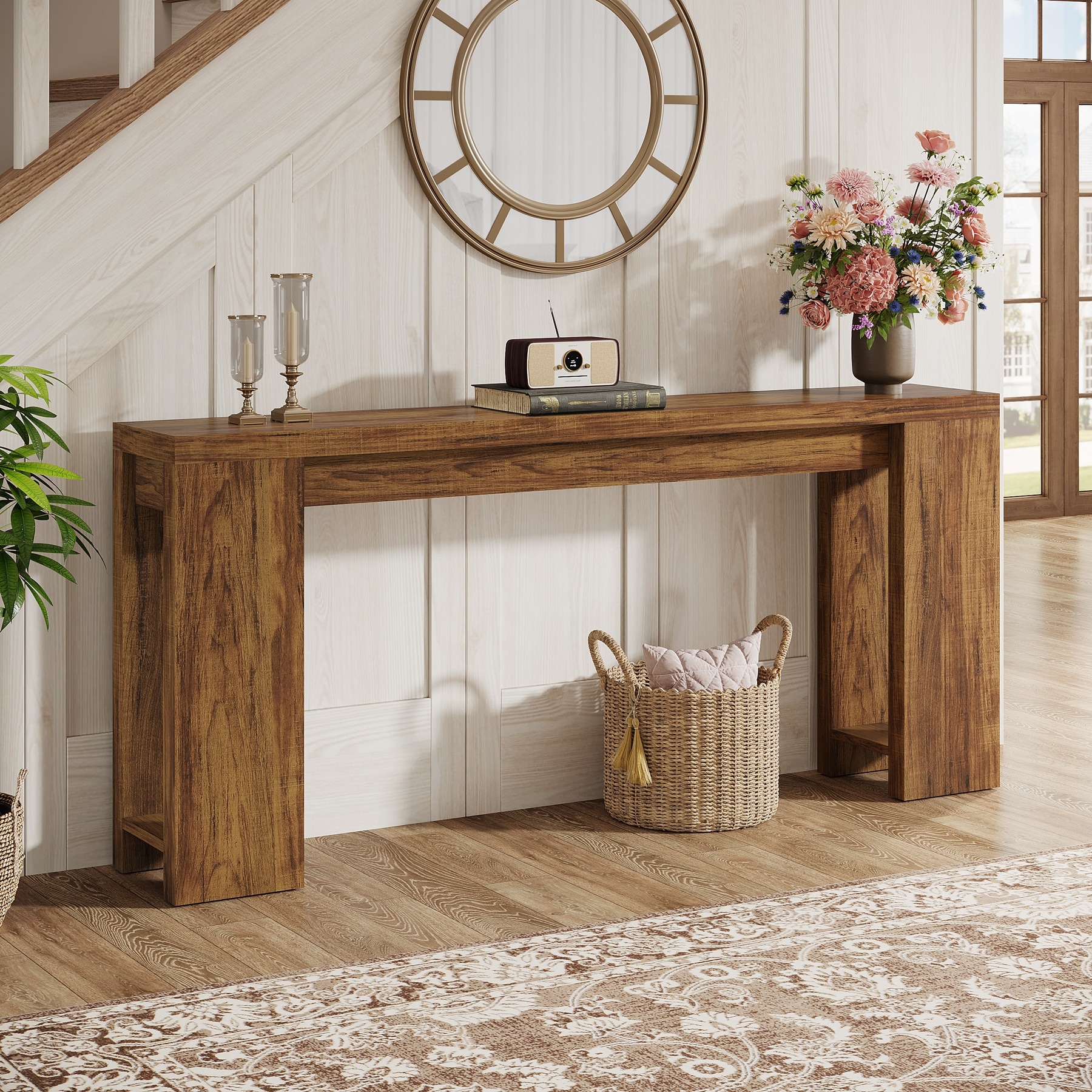 70.9 Inches Extra Long Console Table for Living Room, Hallway