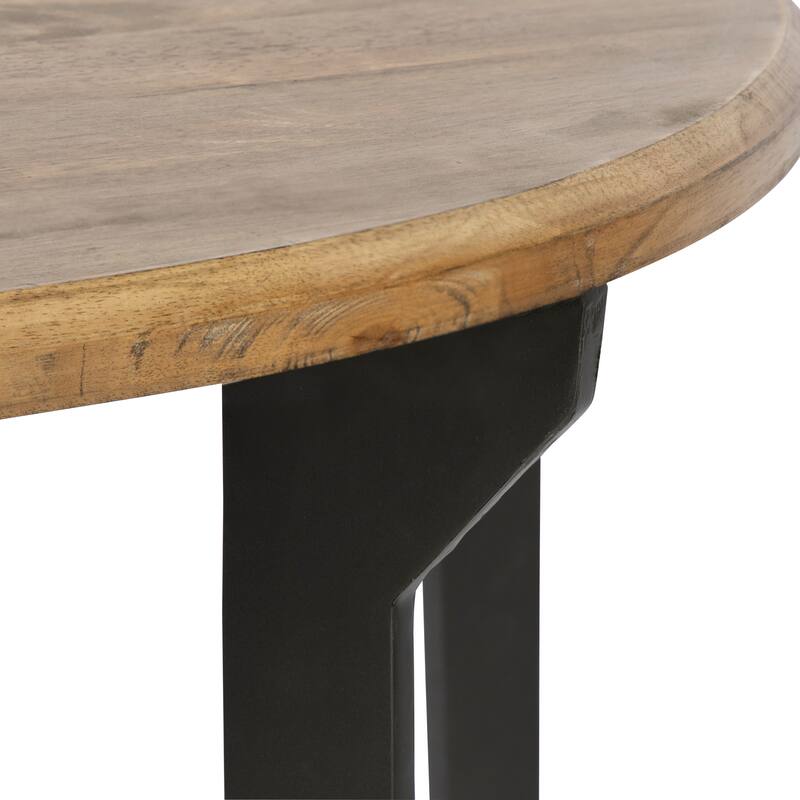 Kate and Laurel Langdon Wood and Metal Console Table - 41x16x31