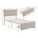 preview thumbnail 9 of 11, Twin Size Storage Bed Metal Platform Bed With A Big Drawer - Beige - 77.9"L X 42.2"W X (40.2 or 44.2)"H