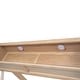 preview thumbnail 9 of 28, Full Size House Platform Bed with LED Lights and Storage, Rustic Wood Finish