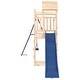 preview thumbnail 15 of 18, vidaXL Swing Set Outdoor Backyard Wooden Playground Equipment for Kids Age 3-8