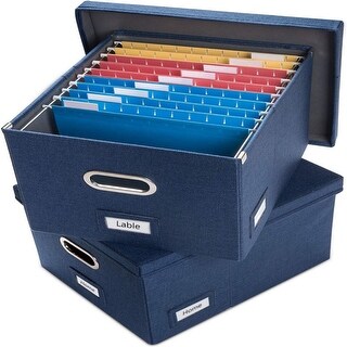 File Organizer Box - Set of 2 - Bed Bath & Beyond - 39310927
