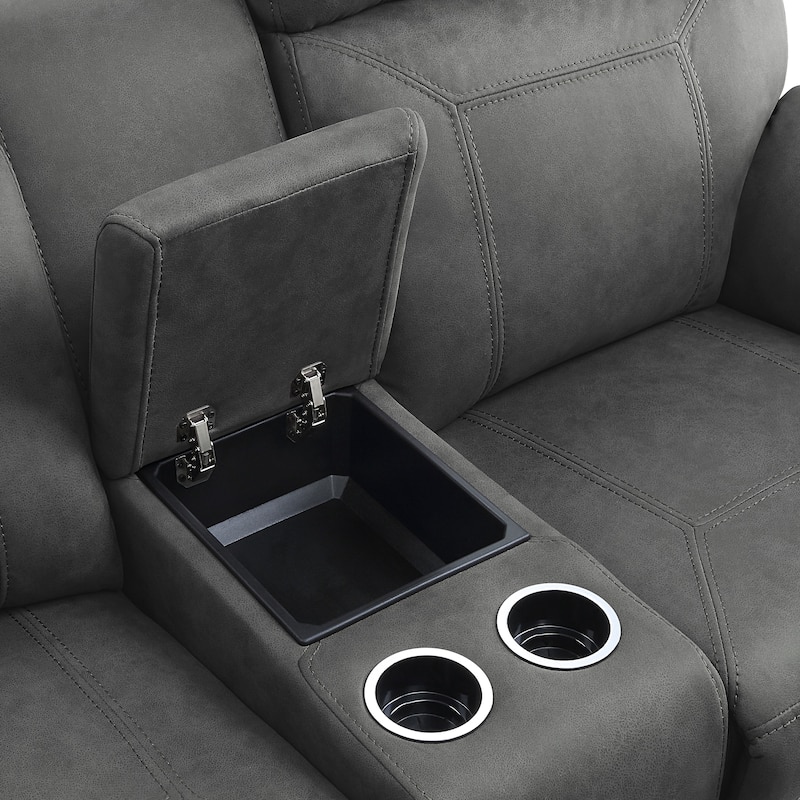 Metz Double Glider Reclining Loveseat