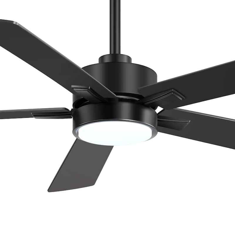 52 inch 5 Blade LED Ceiling Fan with Remote and Light Kit