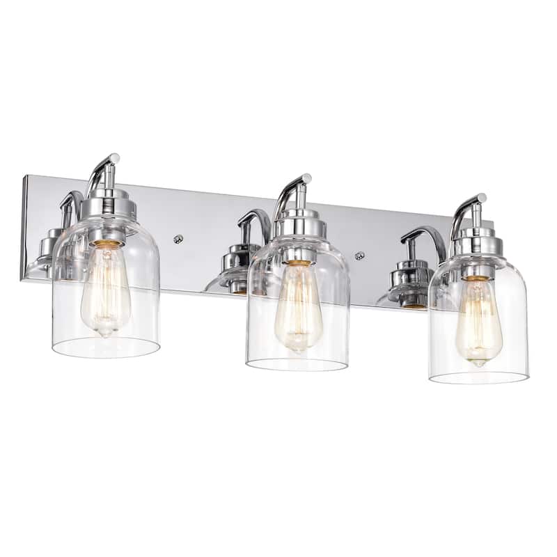 3-light Chrome Bath/ Vanity Light