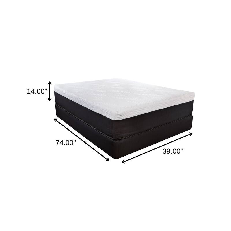 Hybrid Lux Memory Foam and Wrapped Coil Mattress