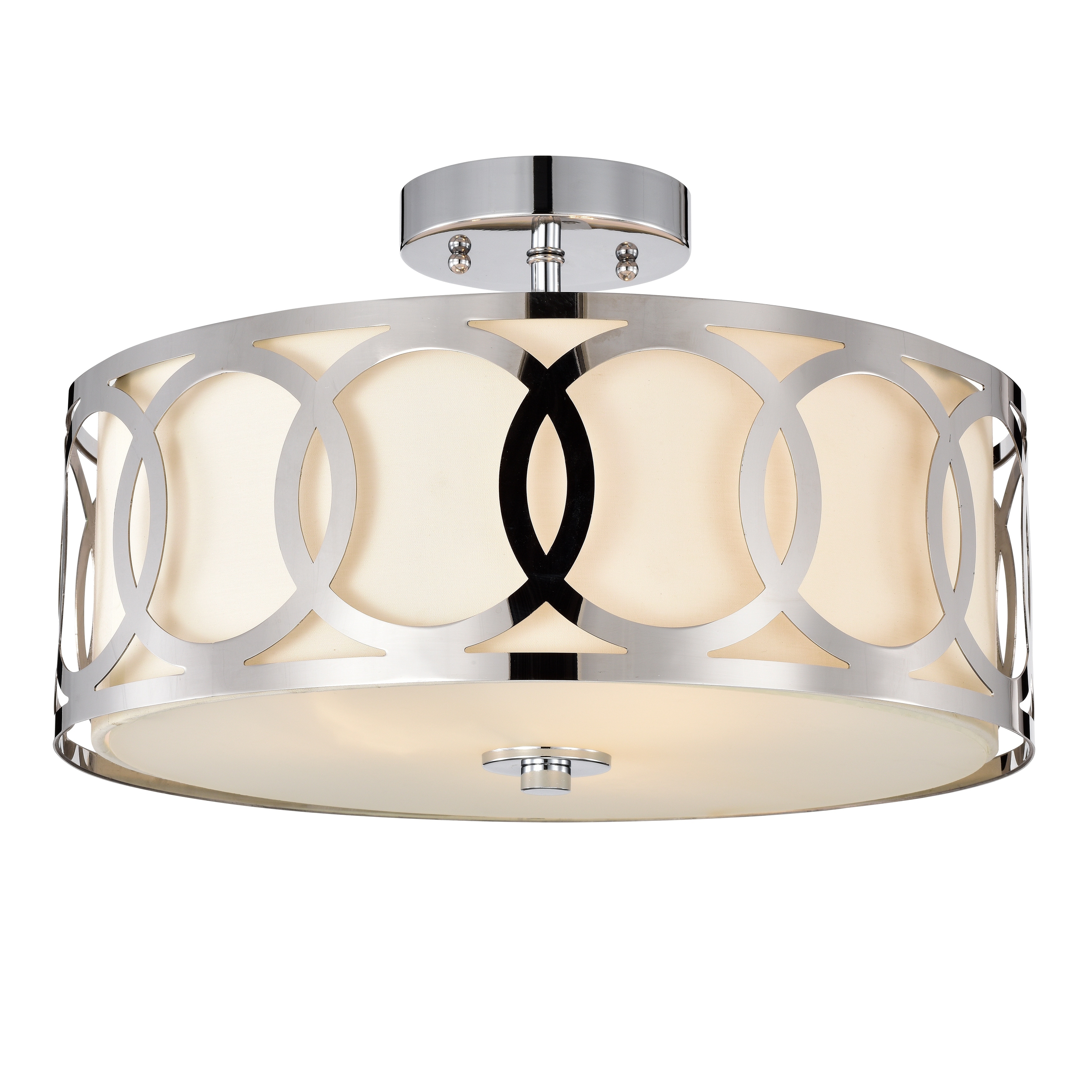 Chrome orb hotsell jewelled flush fitting