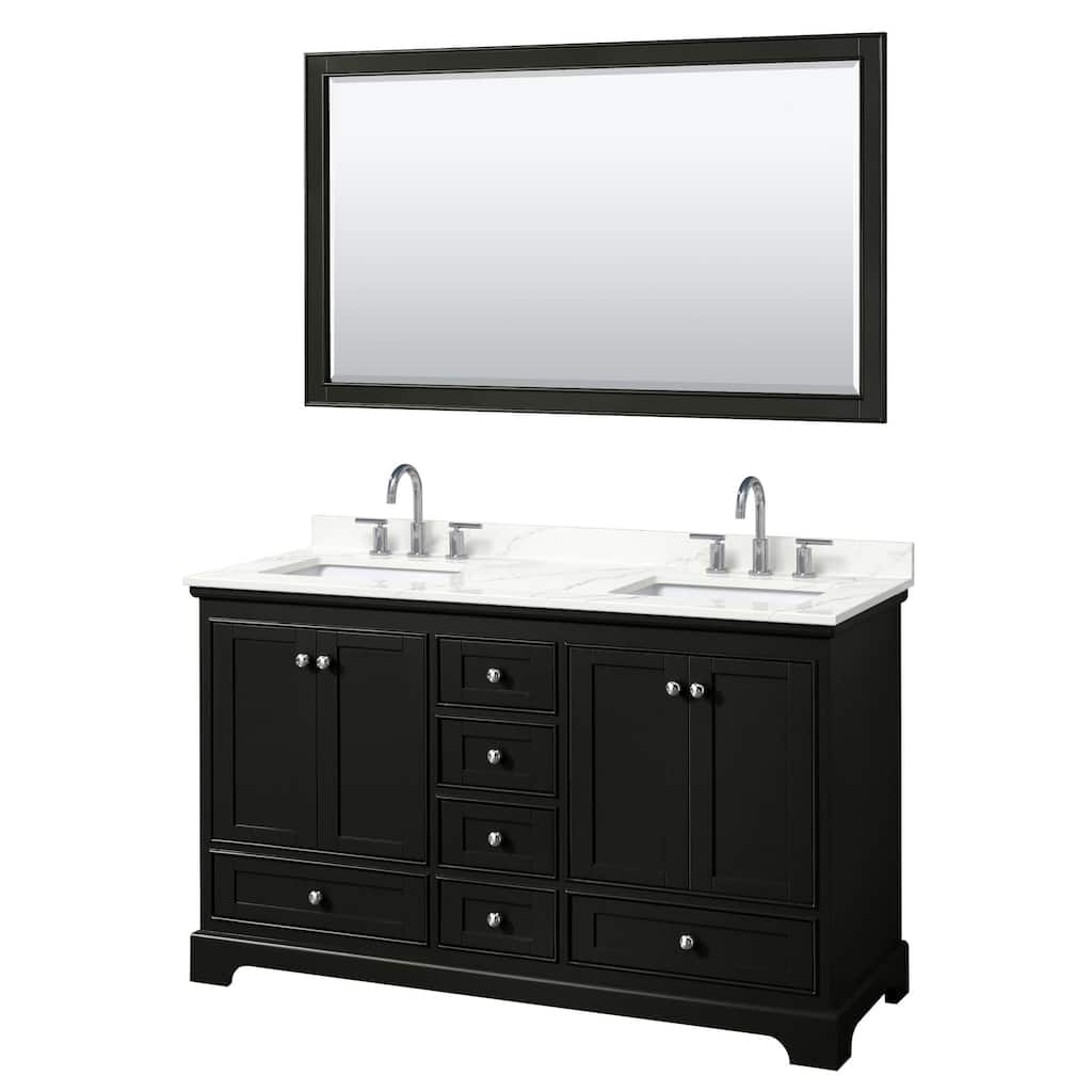 Wyndham Collection WCS202060D-QTZ-US3M58 Deborah 60" Free Standing