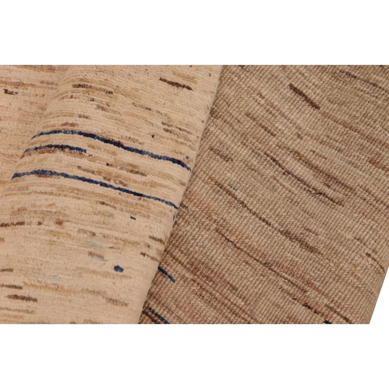 Boho Earthline Gabbeh Hand Knotted Wool Area Rug