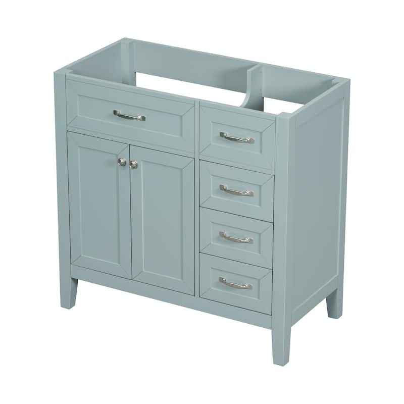 36" Bathroom Vanity without Sink,Bathroom Cabinet with Drawers