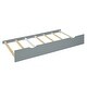 preview thumbnail 15 of 13, Twin Size Playhouse Bed & Trundle Bed Thicken Slat Platform Bed Frame Wooden Structure Bedroom Childs Bed - Grey