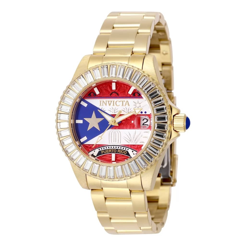 Invicta Women's 49615 Pro Diver Quartz VJ42 Metal Dial Watch - Blue