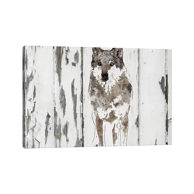 iCanvas "Idaho Wolf" by Irena Orlov Canvas Print