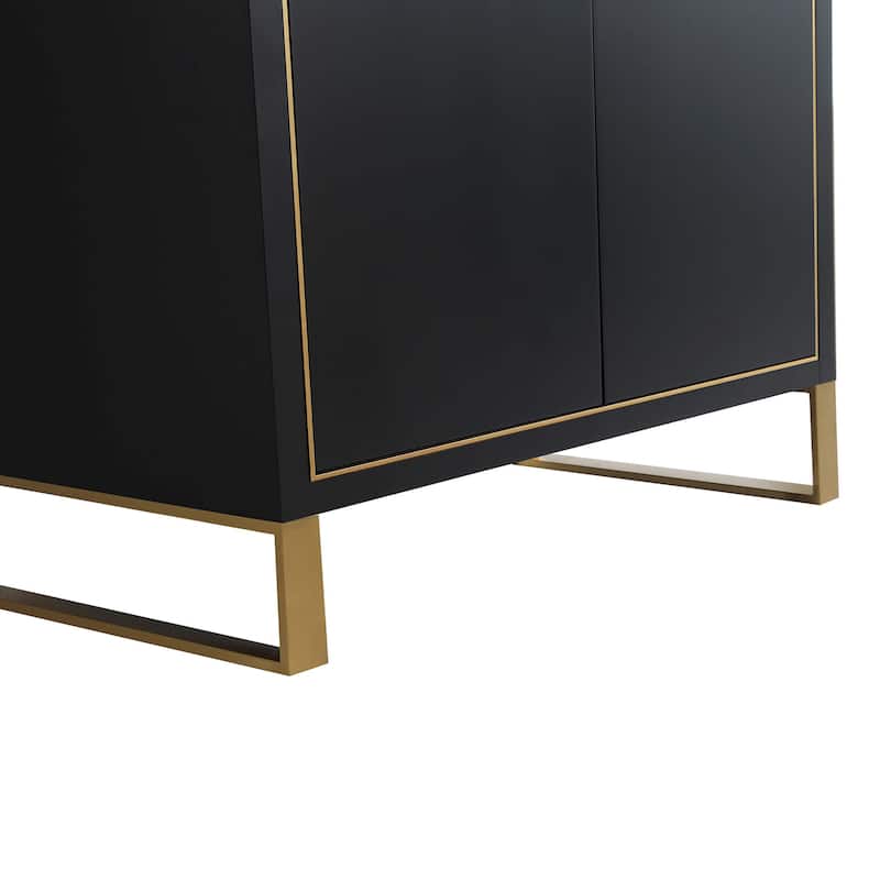 Fine Fixtures Opulence Collection Bathroom Vanity with White Ceramic Sink