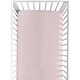 preview thumbnail 1 of 4, Mauve Girl Fitted Crib Sheet - Solid Color Pink Cotton For Boho Desert Sun Mountain Collection