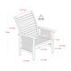 preview thumbnail 16 of 16, Middlebrook Galveston 6-Piece Acacia Wood Outdoor Dining Set