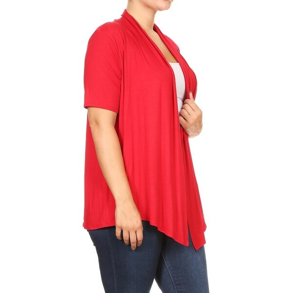 women's plus size red sweater