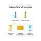 preview thumbnail 3 of 1, oogiebear infant to toddler teething kit 4 piece set - Multi